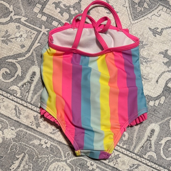 Wonder Nation Colorful Striped Kids Swimsuit size 12 months - Picture 3 of 3